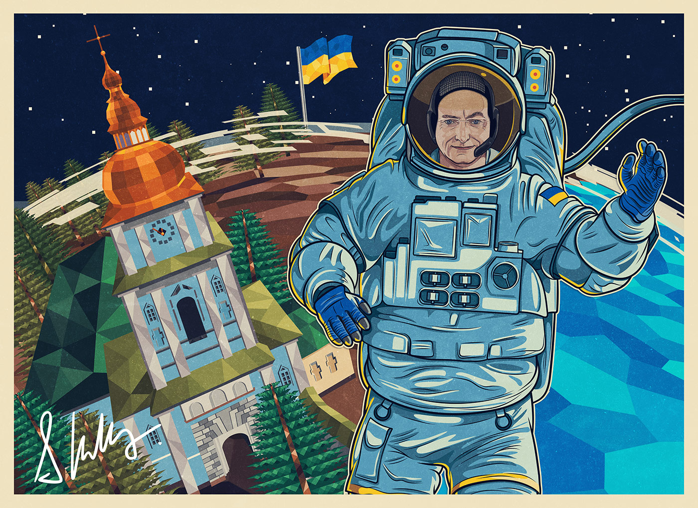 Бывший астронавт NASA передал Украине $500 000 от продажи NFT